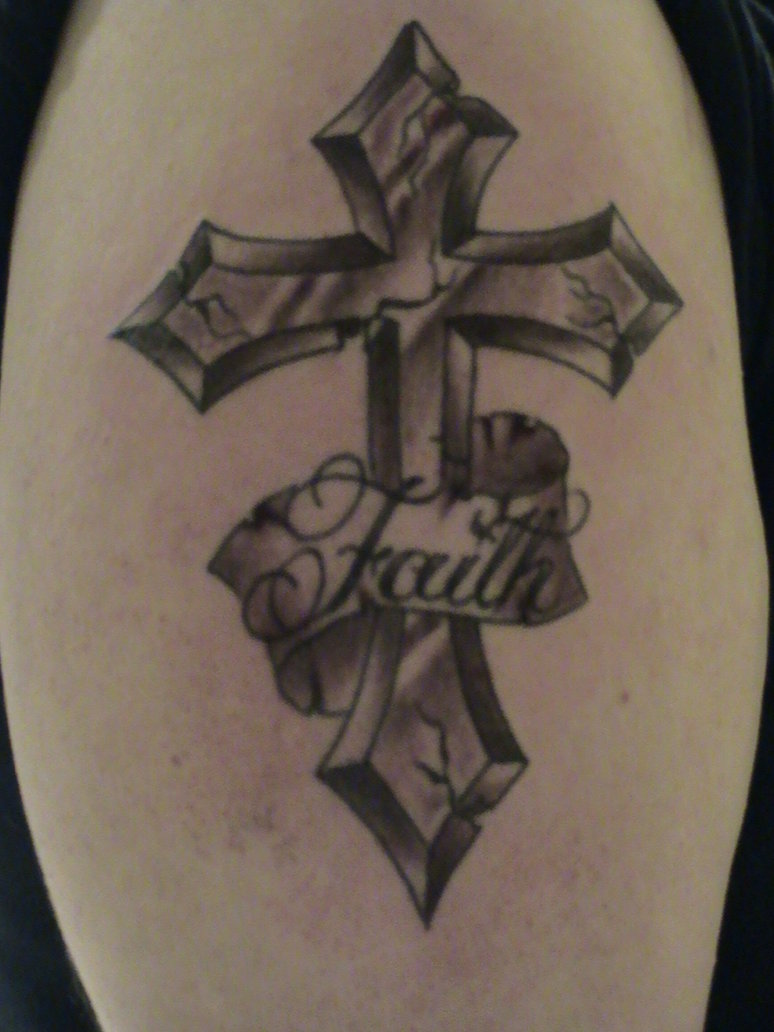 Cross Tattoo On Upper Arm Cross Tattoo On Upper Arm
